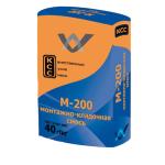 Смесь M-200 монтажно-кладочная КСС (Качественные Сухие Смеси) ГОСТ, 40кг
