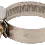 Хомут 13х26 мм обжимной (нержавеющая сталь со сваркой) 64275