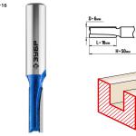 Фреза пазовая прямая 6х16 хв.8мм ЗУБР 28753-6-16
