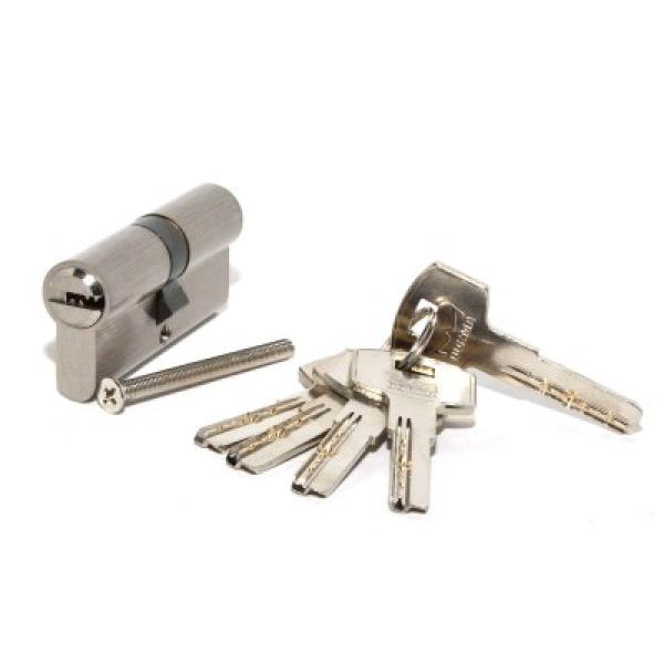 Цилиндровый механизм CBR-1 70 (35х35) ключ/ключ, никель DORMA 7434