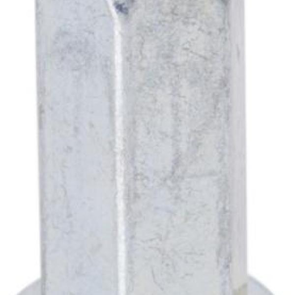 Заклепка резьбовая закрытая шестигранная с плоским бортом